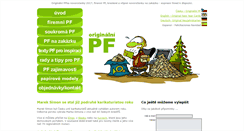 Desktop Screenshot of originalni-pf.cz
