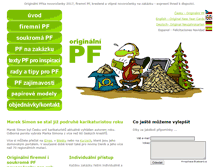 Tablet Screenshot of originalni-pf.cz